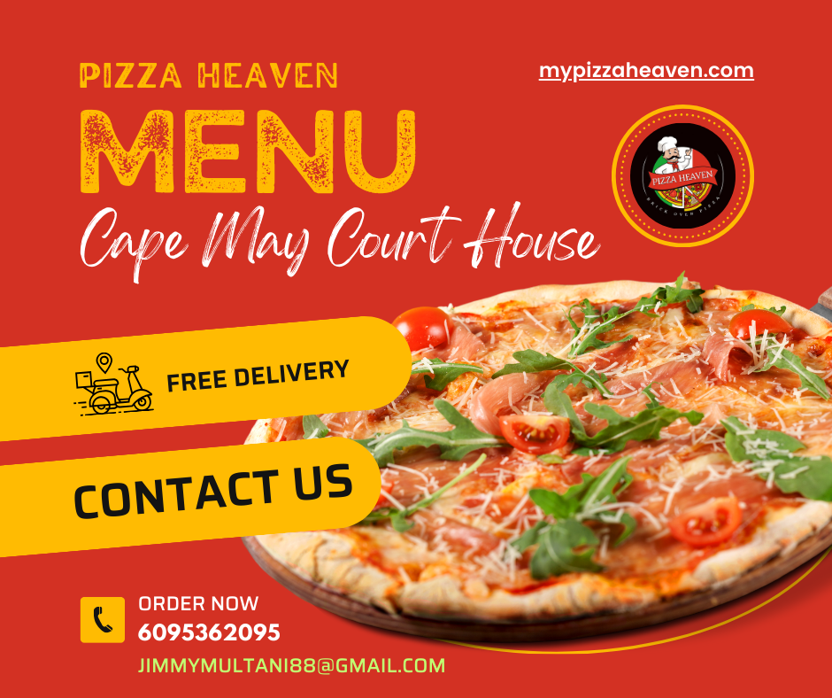 Pizza Heaven Menu Cape May Court House